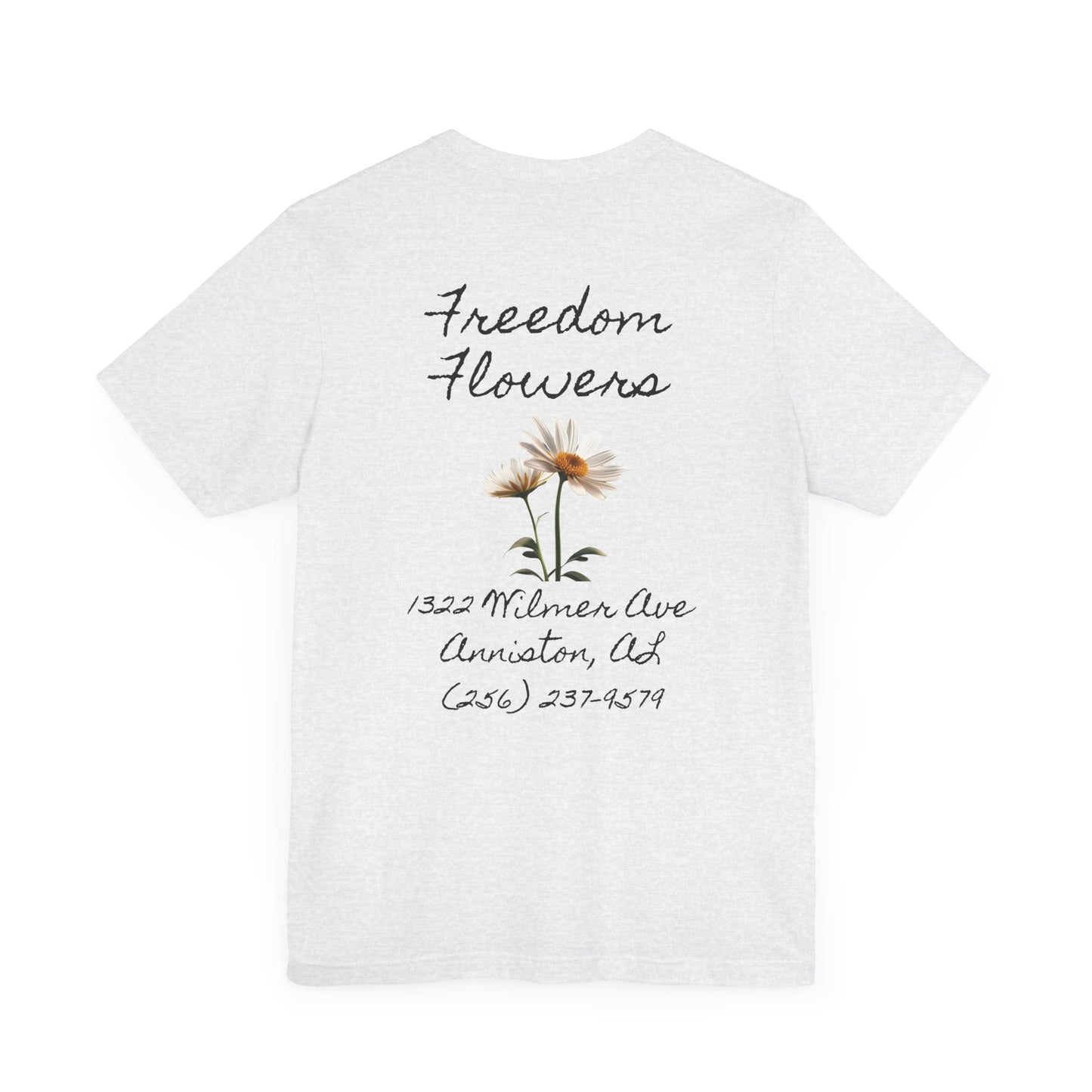 Unisex Jersey Short Sleeve Freedom Flowers